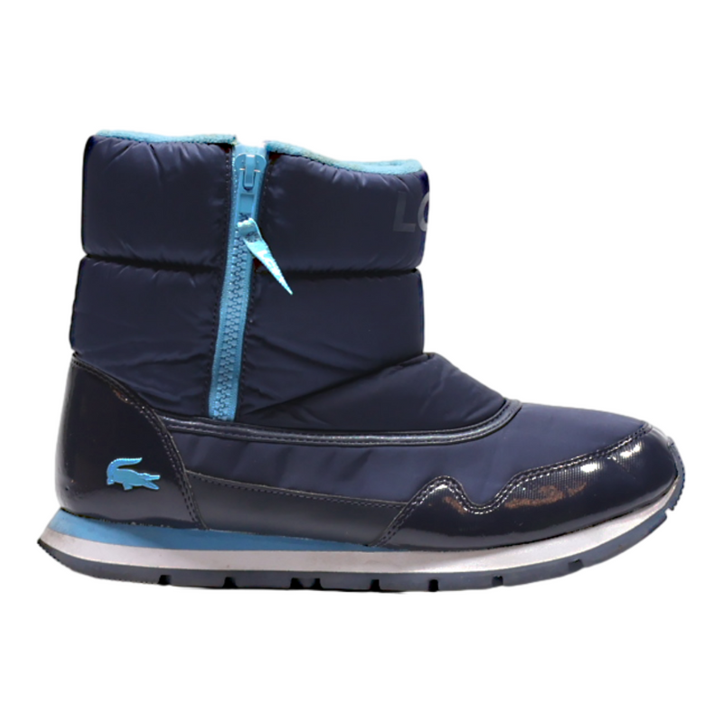 LACOSTE Snow Boots Blue Synthetic Girls UK 6