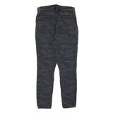 DKNY Womens Black Slim Skinny Denim Cotton Blend W29 L26 Camouflage Print Jeans