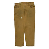 Carhartt Carpenter Trousers - 36W 32L Brown Cotton