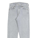 LEVI'S Womens Jeans Blue Regular Straight Denim W26 L25 Button Closure