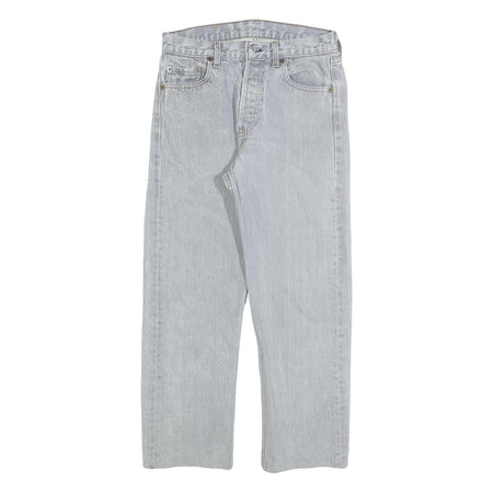 LEVI'S Womens Jeans Blue Regular Straight Denim W26 L25 Button Closure