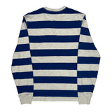 Tommy Hilfiger Striped Long Sleeve T-Shirt - Small Blue Cotton