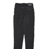 LEVI'S Womens Black Slim Skinny Denim Medium W22 L29 Jeans Cotton Blend Zip