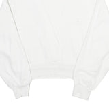 VALENTINO Womens White Cotton Crew Neck L Sweatshirt Stylish Pullover