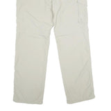 SALEWA Mens Nylon Beige Relaxed Cargo Zip Trousers W36 L33 Outdoor Utility Pants