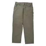 Carhartt Carpenter Trousers - 34W 31L Khaki Cotton