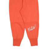 NIKE Womens Joggers Orange M W28 L26 Cotton Blend Slim Tapered Casual Sportswear