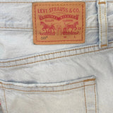 501 Levis Jeans - 32W UK 12 Light Wash Cotton