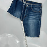 Levis Denim Shorts - 32W 9L Blue Cotton