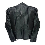 Protech Motorcycle Leather Jacket - Medium Black Leather