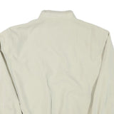 KINGFIELD Mens Cream Jacket L Polyester Blend Bomber Zip Closure Casual
