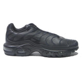 NIKE Air Max Plus Mens Lace-Up Trainers Black Synthetic UK 7.5 Stylish Comfort