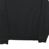 ELLESSE Womens Black Sweatshirt Crew Neck UK 12 Cotton Blend Pullover
