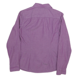TOMMY HILFIGER Womens Purple Plain Shirt S Button Down Long Sleeve