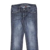 GUESS Womens Jeans Blue Slim Straight Denim Medium W30 L30 Stylish Casual