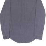 TOMMY HILFIGER Mens Blue Patterned Shirt M Button Down Cotton Blend Casual