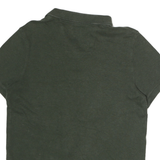 NAUTICA Mens Green Slim Fit Short Sleeve Classic Cotton Polo Shirt M