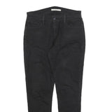 LEVI'S 710 Womens Jeans Black Slim Skinny Denim W31 L28 Stretch Zip Fastening