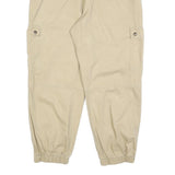 WILD FABLE Womens Cotton Blend Beige Relaxed Cargo Trousers W32 L28 Casual