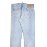 LEVI'S 501 Big E Mens Jeans Blue Light Denim Regular Straight Cotton Button W33