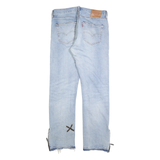 LEVI'S 501 Big E Mens Jeans Blue Light Denim Regular Straight Cotton Button W33