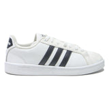 ADIDAS Grand Court Mens Leather Trainers White & Black UK 8 Classic Sports