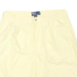 POLO RALPH LAUREN Mens Cotton Blend Yellow Casual Shorts XL W34 Summer Wear