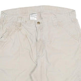 CARHARTT Mens Shorts Beige Casual Cotton Blend 2XL W36 Durable Workwear