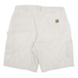 CARHARTT Mens Shorts Beige Casual Cotton Blend 2XL W36 Durable Workwear