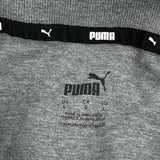 Puma Polo Shirt - Large Grey Cotton