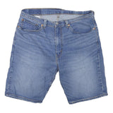 LEVI'S Womens Denim Blue Casual Shorts L W34 Cotton Blend Classic Fit