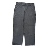 Carhartt Double Knee Carpenter Trousers - 34W 30L Grey Cotton