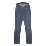 LEVI'S Mens Slim Blue Denim Slim Jeans W26 L32 Classic Cotton Zip Pockets