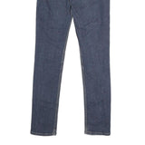 LEVI'S Mens Slim Blue Denim Slim Jeans W26 L32 Classic Cotton Zip Pockets