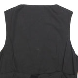 TORERO Mens Gold Brown Jacquard Button Waistcoat L Polyester Blend Formal