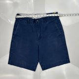 Polo By Ralph Lauren Chino Shorts - 30W 9L Blue Cotton