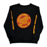 Age 10 Santa Cruz Sweatshirt - Medium Black Cotton