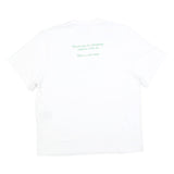 STELLA MCCARTNEY Womens White Organic Cotton Blend T-Shirt XS Short Sleeve Crew