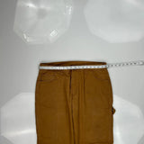 Dickies Carpenter Pants - 36W 30L Brown Cotton