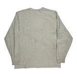 Paynecrest Logo Carhartt Long Sleeve T-Shirt - Large Grey Cotton
