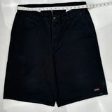 Dickies Chino Shorts - 36W 11L Black Cotton