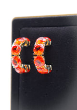 Crimson Elegance Earrings – Luxury Red Statement Earrings