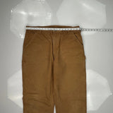 Carhartt Carpenter Pants - 36W 32L Brown Cotton