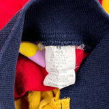 Age 18 Months Winnie The Pooh And Tigger Disney Cartoon Long Sleeve T-Shirt - 2XS Navy Cotton