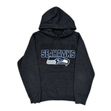 Seattle Seahawks Nfl Hoodie - Medium Gray Cotton Blend