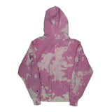 Reverse Weave Champion Tie-Dye Hoodie - Medium Pink Cotton Blend