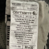 Carhartt Carpenter Trousers - 30W 30L Grey Cotton