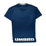 Umbro Football Shirt - Small Blue Polyester