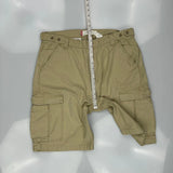 Levis Cargo Shorts - 36W 9L Khaki Cotton