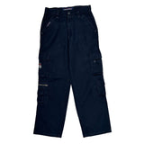 Paco Cargo Pants - 29W US 6 Navy Cotton Blend